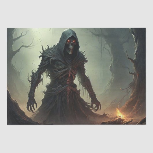 Halloween Ghoul Tissuepapier (Voorkant)