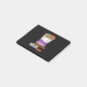 Halloween Gift | Aanval van de ramen Post-it® Notes (Schuin)