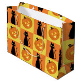 Halloween gift bag groot cadeauzakje (Achterkant Gekanteld)