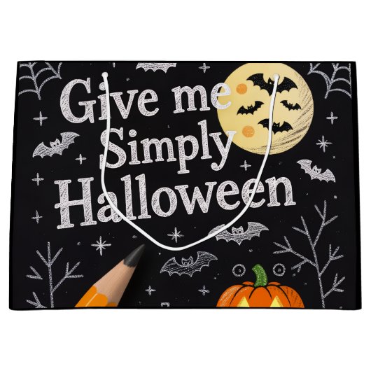 Halloween Gift Bag Groot Cadeauzakje (Voorkant)