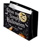 Halloween Gift Bag Groot Cadeauzakje (Voorkant Gekanteld)