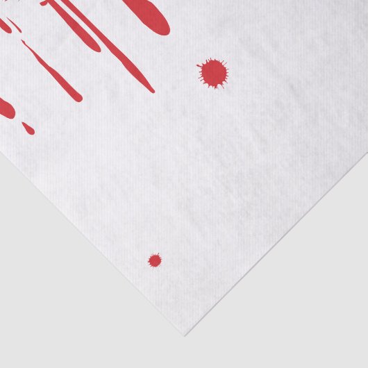 Halloween Gift - Gory Druppelend Bloed Grappig Blo Tissuepapier (Detail)