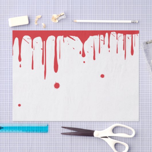 Halloween Gift - Gory Druppelend Bloed Grappig Blo Tissuepapier (Craft)