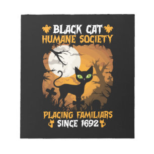 Halloween Gift Human Society Placing Familiars Notitieblok