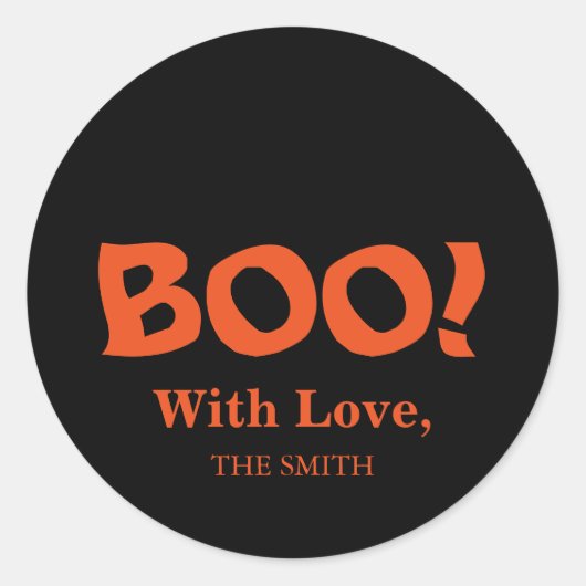 Halloween Gift Label (Voorkant)