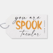 Halloween Gift Label Cadeaulabel (Achterkant Horizontaal)