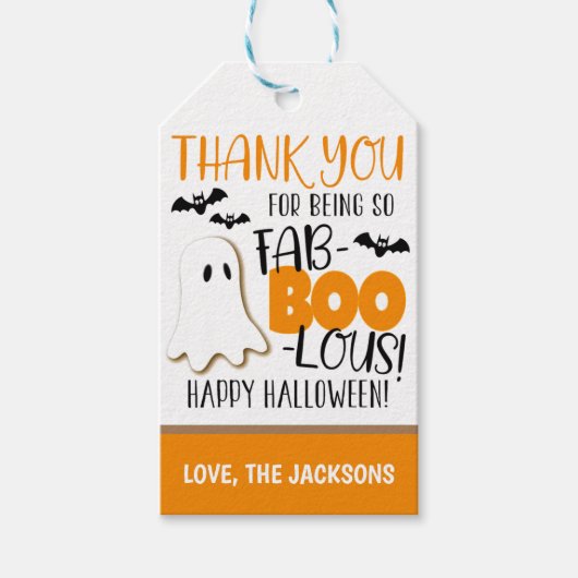 Halloween Gift Label Cadeaulabel (Voorkant)