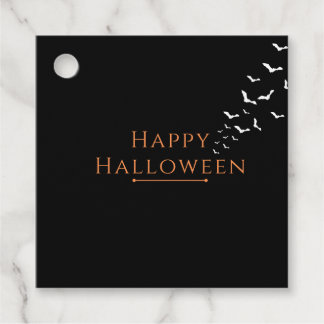 Halloween Gift Label, Favor Tag, Bats Bedankjes Labels