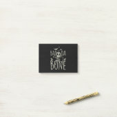Halloween Gift | Slecht naar Da Bone Post-it® Notes (Op bureau)