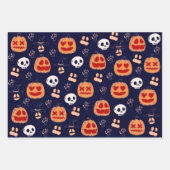Halloween Gift Wrap (reeks van 3) Inpakpapier Vel (Voorkant 3)