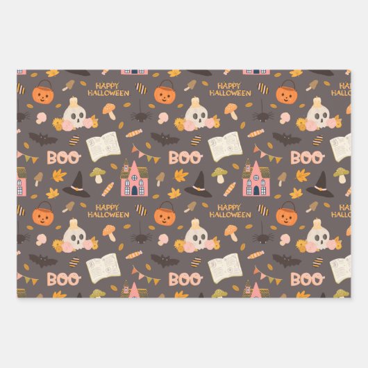 Halloween Gift Wrapping Paper (Voorkant 3)