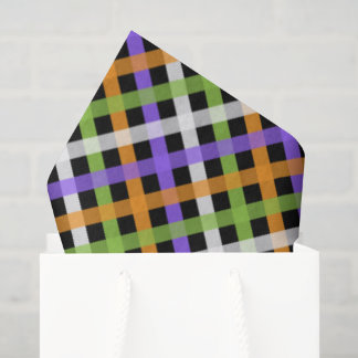 Halloween Gingham 1.2 Tissuepapier