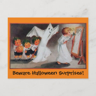 Halloween Girl Briefkaart Uitnodiging