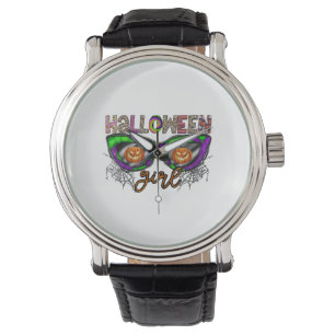 Halloween Girl Horloge