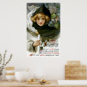  Halloween Girl Poster (Keuken)