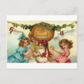 Halloween Girls Feestdagenkaart (Voorkant)