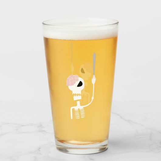 Halloween Glas (Achterkant gevuld)