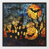 Halloween Glas in lood Art Window Clings Raamsticker (Vel)