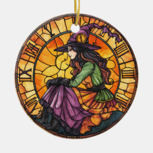 Halloween Glas in lood Steampunk Ornament