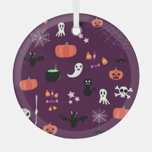 Halloween Glas Ornament