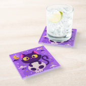 Halloween Glass Onderzetter (Schuin)