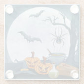 Halloween Glazen Onderzetter (Achterkant)