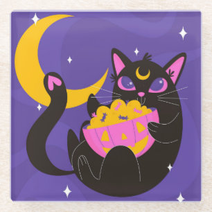 Halloween Glazen Onderzetter