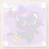 Halloween Glazen Onderzetter (Achterkant)