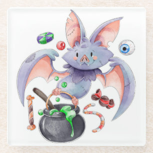 Halloween Glazen Onderzetter