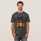 Halloween Gnome Basic Dark T-Shirt (Voorkant volledig)
