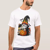 Halloween Gnome Basic T-Shirt (Voorkant)