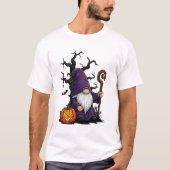 Halloween Gnome Basic T-Shirt (Voorkant)