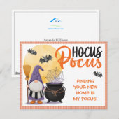 Halloween Gnome Customer Pop By Feestdagenkaart (Voorkant / Achterkant)