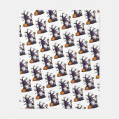 Halloween Gnome Fleece Blanket (Voorkant)