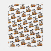 Halloween Gnome Fleece Blanket (Voorkant)
