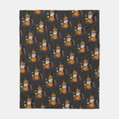 Halloween Gnome Fleece Blanket Deken (Voorkant)