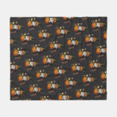 Halloween Gnome Fleece Blanket Deken (Voorkant (Horizontaal))