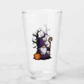 Halloween Gnome Glass Cup Glas (Voorkant)