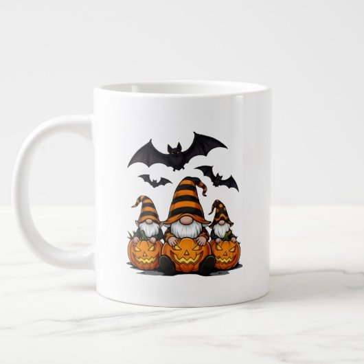 Halloween Gnome Jumbo Specialty Mug Extra Grote Beker (Links)