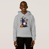 Halloween Gnome Kids Pullover Hoodie (Voorkant volledig)