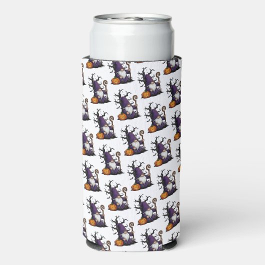 Halloween Gnome Koozie (Seltzer Achterkant)