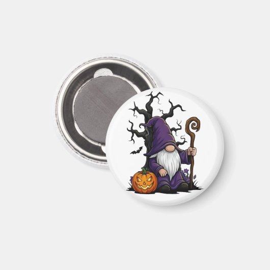 Halloween Gnome Magnet Magneet (Voorkant / Achterkant)