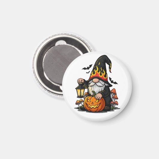 Halloween Gnome Magnet Magneet (Voorkant / Achterkant)