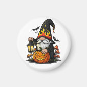 Halloween Gnome Magnet Magneet (Voorkant)