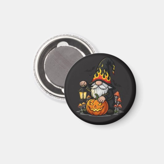 Halloween Gnome Magnet Magneet (Voorkant / Achterkant)