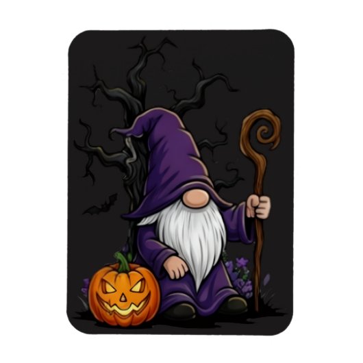 Halloween Gnome Magnet Magneet (Verticaal)