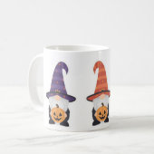 Halloween Gnome Mug | Cute Pumpkin Coffee Cup Koffiemok (Voorkant links)
