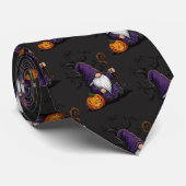 Halloween Gnome Neck Tie Stropdas (Opgerold)
