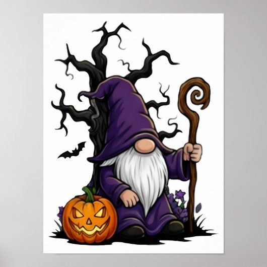Halloween Gnome Poster (Voorkant)