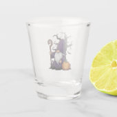 Halloween Gnome Shot Glass Glas (Achterkant)